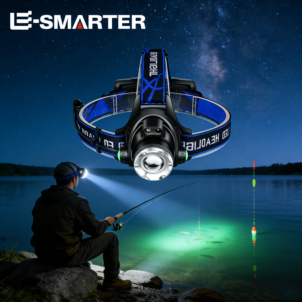 Headlamp Waterproof Rechargeable - Portable Headlight Powerful LED Headlamp Telescopic