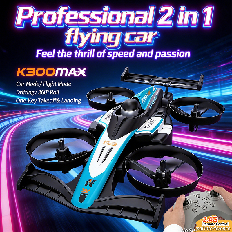 Outdoor Adventure Races - Dual Mode Quadcopters 1:30 Mini RC