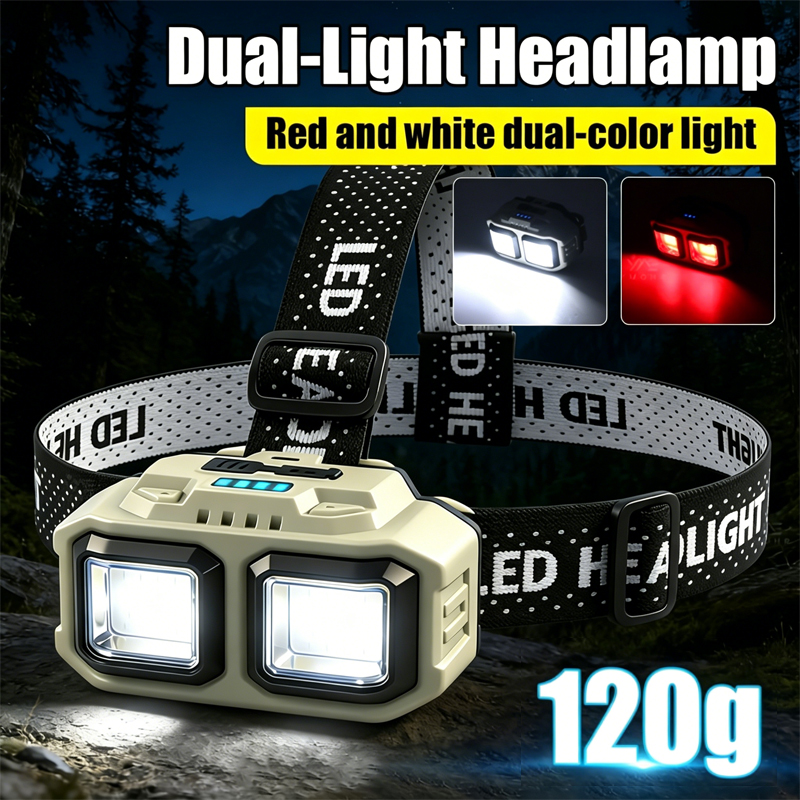 COB LED Headlamp Rechargeable  - Headlamp Waterproof Rechargeable ulasan dan harga
