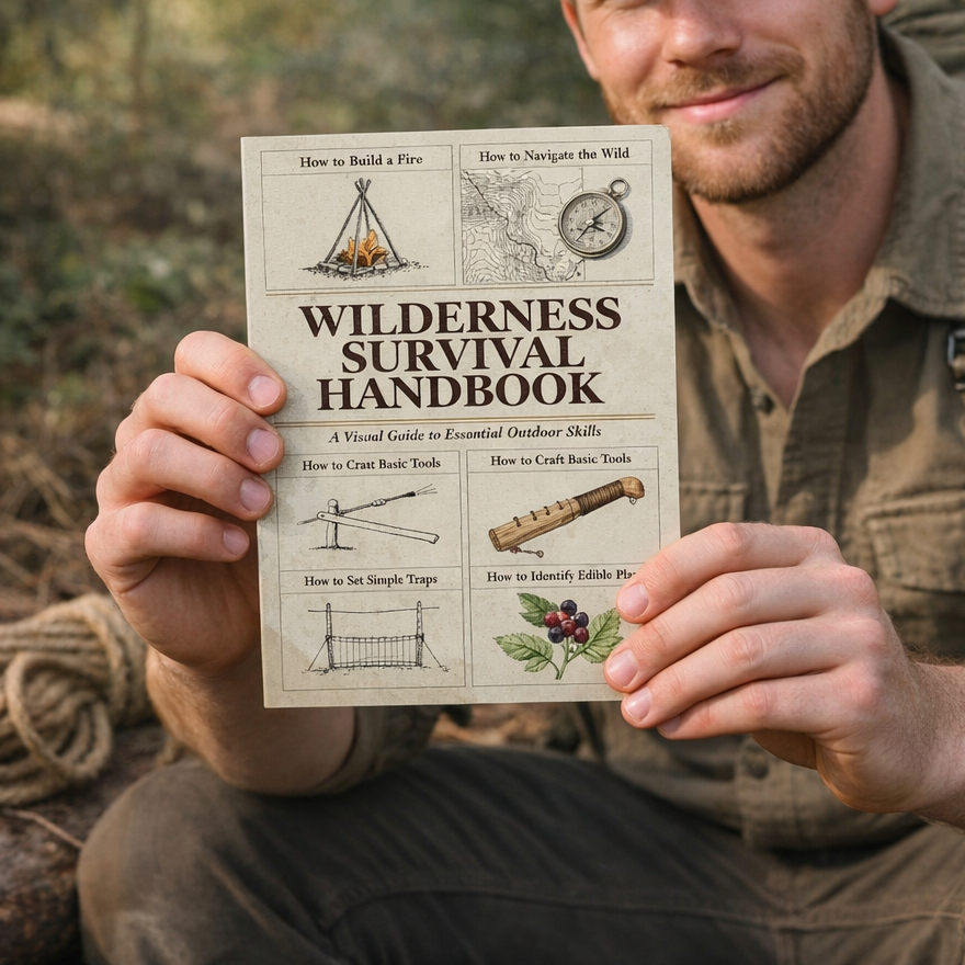 Wilderness Survival Guide Outd - Outdoor Adventure Books For Adults ulasan dan harga