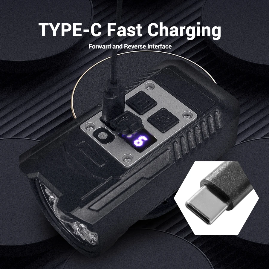 9 LED Bicycle Headlight USB Re - Headlamp Waterproof Rechargeable ulasan dan harga