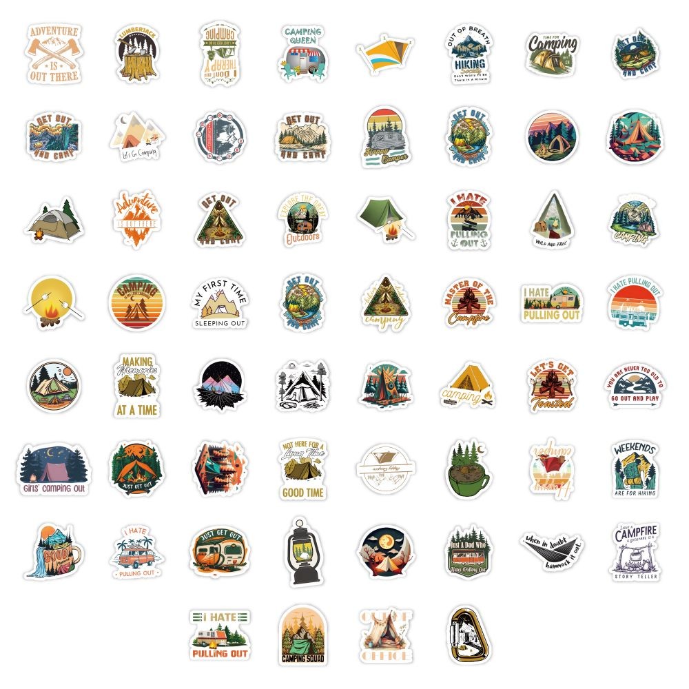 60Pcs Outdoor Camping Style B  - Outdoor Adventure Stores ulasan dan harga